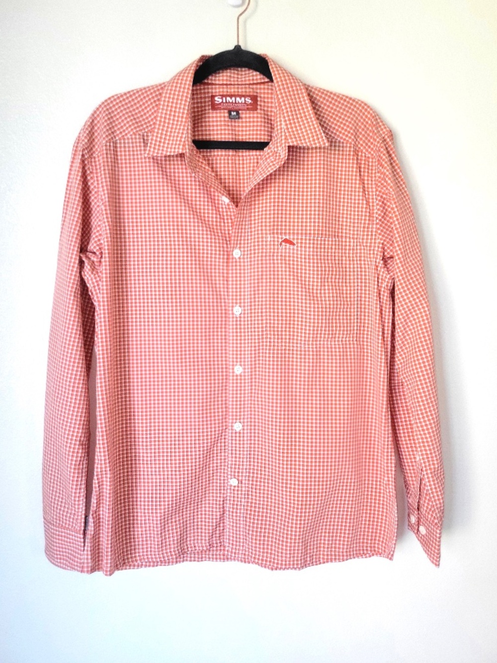 NWOT Simms Fishing Performance Outdoor Long Sleeve Button Up - M